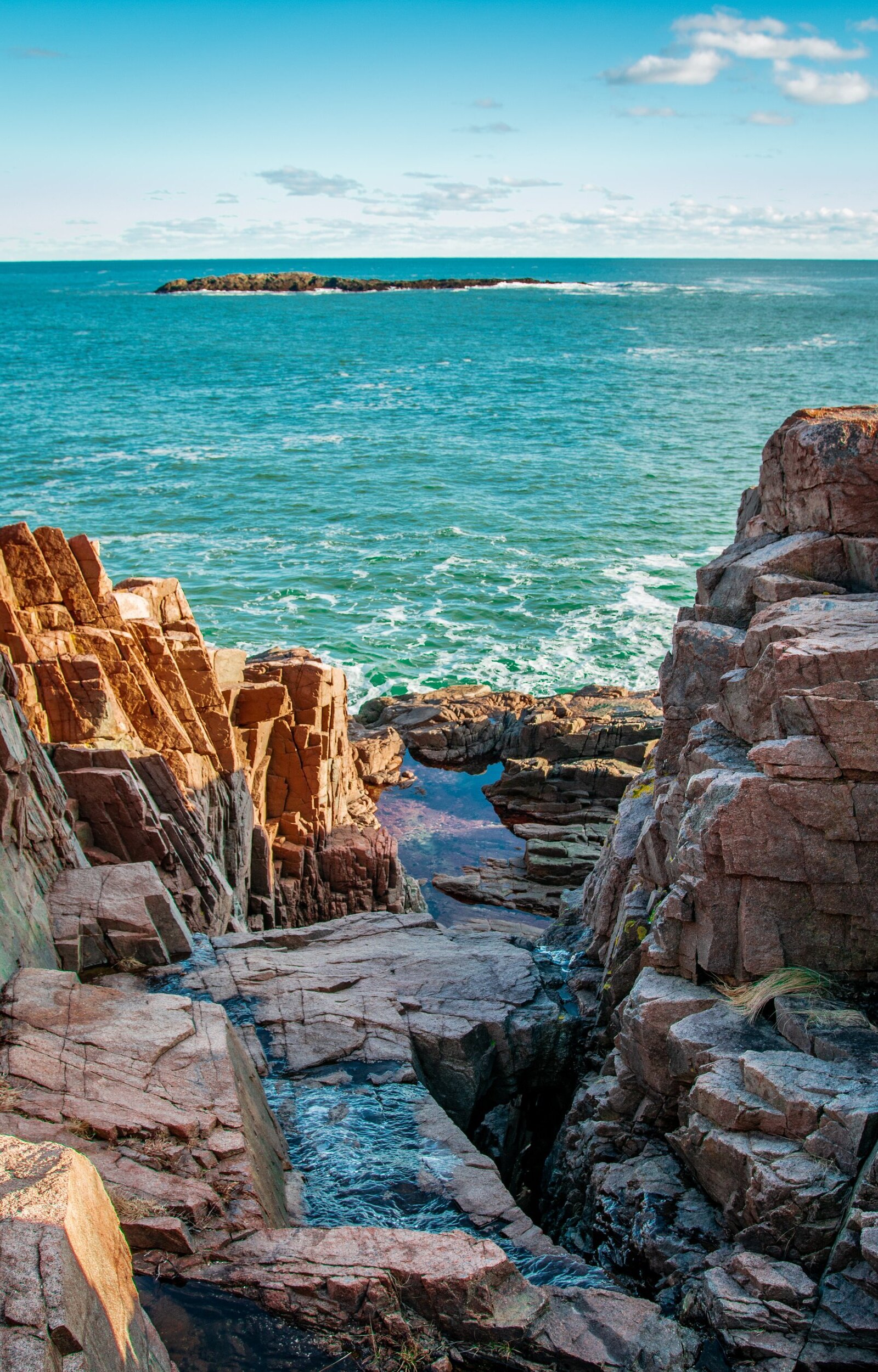 Acadia National Park ocean and rocks